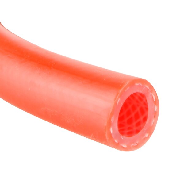 PVC Heißwasserschlauch, rot 50 Meter