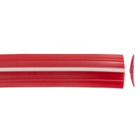Leistenfüller 11,9 mm - rot/elfenbein - 200 m