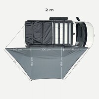 Markise Horizon 180°, 200 cm