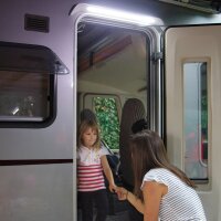 Türbeleuchtung mit Regenrinne LED Awning Light Gutter