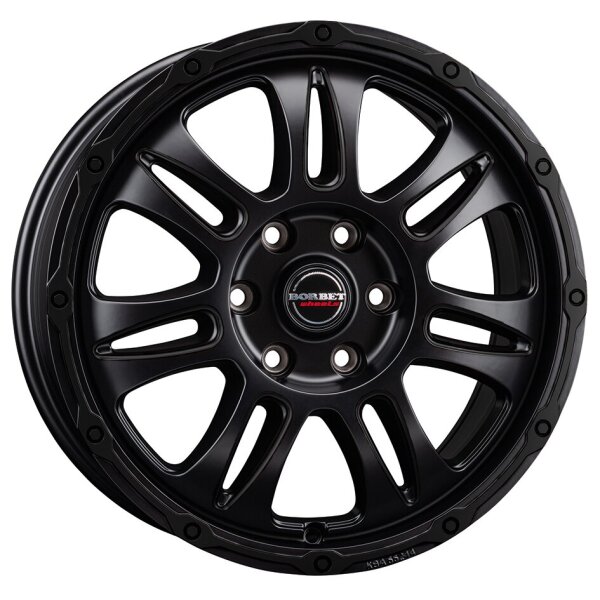 Aluminiumfelge Borbet CW8, black matt, 18" für MB Sprinter ab Bj. 2006/04