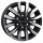 Aluminiumfelge Borbet CW6, black polished matt, 16" für MB Sprinter ab Bj. 2006/04 mit Allradantrieb