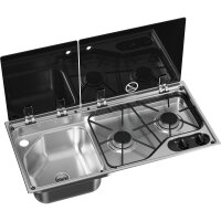 Kocher-Spülenkombination Dometic CVC1700G, Becken links