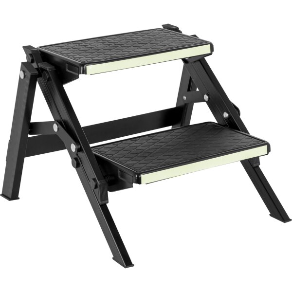 Doppel-Trittstufe Ruckstep Black Fluo