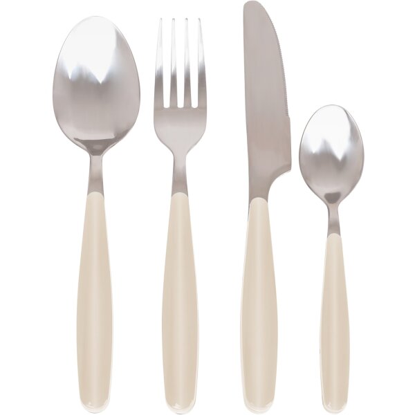 Besteckset Sapora, 16-teilig, beige