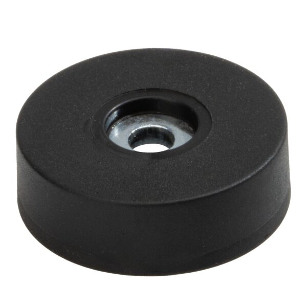 Magnet A-System rondoline mit Zylinderbohrung ø 18 x 6 mm, schwarz, A18C-KsB3.0H6