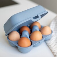 Eierbox mini EGGS TO GO blau