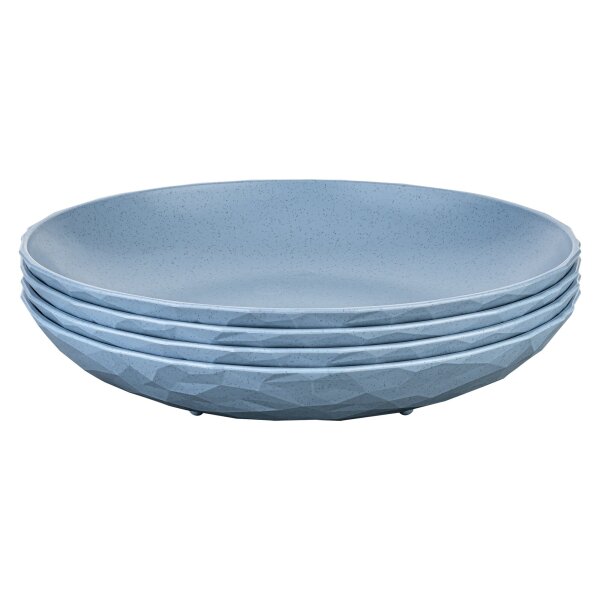 Tiefe Teller CLUB PLATE 220 4er Set, blau