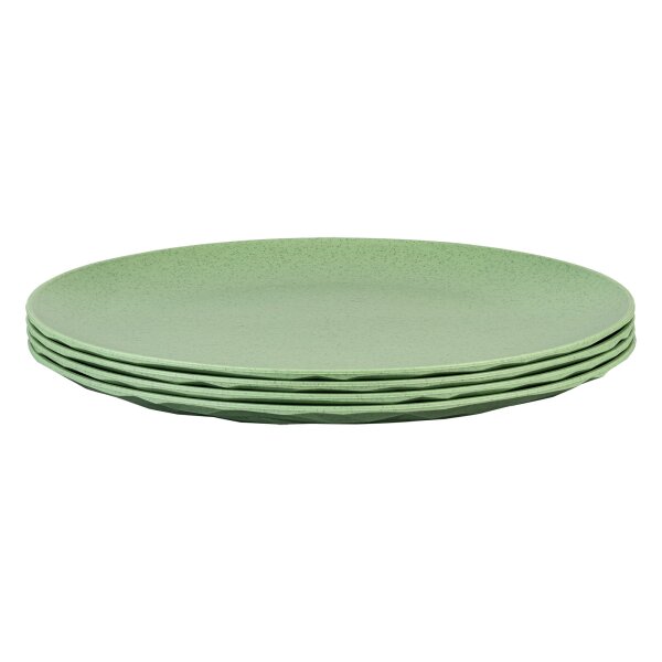 Flacher Teller CLUB PLATE 260 4er Set, grün