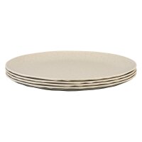 Flacher Teller CLUB PLATE 260 4er Set, sand