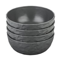 Schale CLUB BOWL 4er Set, grau