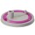Deckel mit Trinkhalm milchschaum mit Trinkhalm in pink