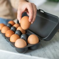 Eierbox EGGS TO GO anthrazit