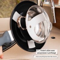 Magnet-Sandwich grey, 4-er Set