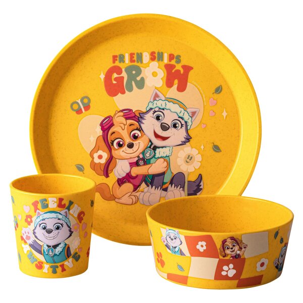 Kindergeschirr Paw Patrol gelb