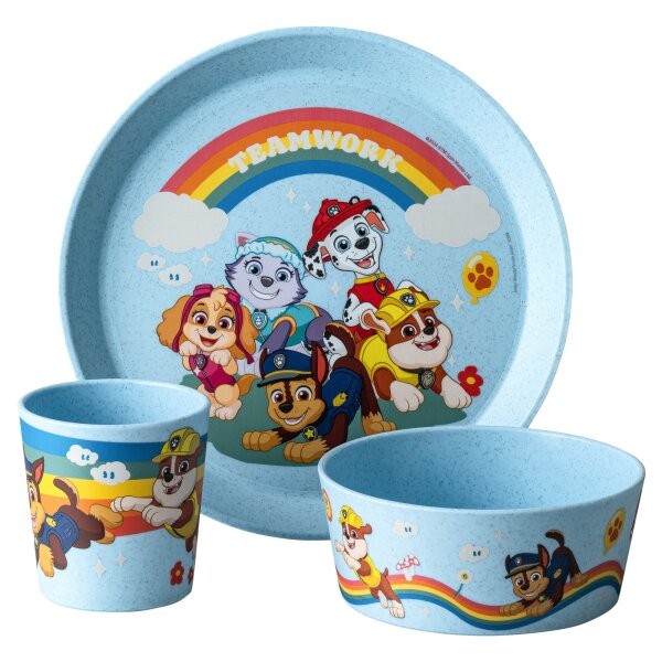 Kindergeschirr Paw Patrol blau