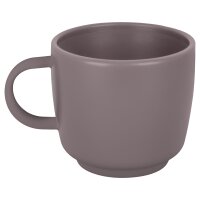 Henkelbecher Cappucino brombeer