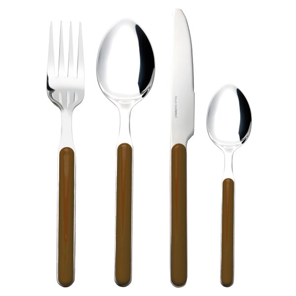 Besteckset Delice 16-teilig, braun