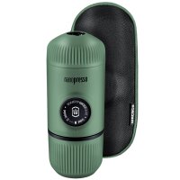 Tragbare Espressomaschine Nanopresso dunkelgrün