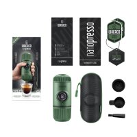 Tragbare Espressomaschine Nanopresso dunkelgrün