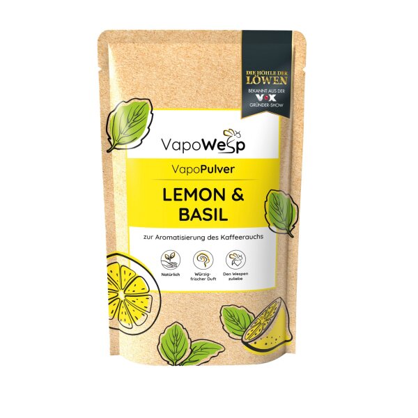 VapoPulver Kräutermischung Zitrone, Basilikum (100 g)