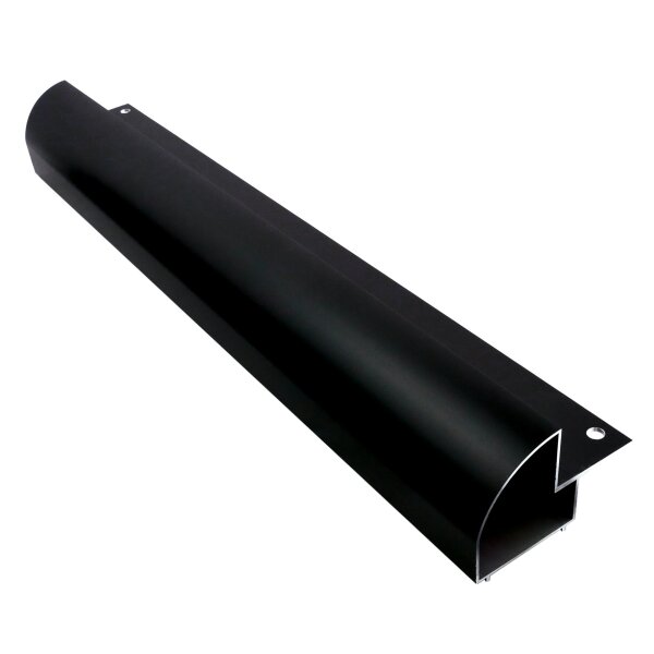 Haltespoiler-Set AS680 schwarz, 2 Stück, bis 680 mm Breite