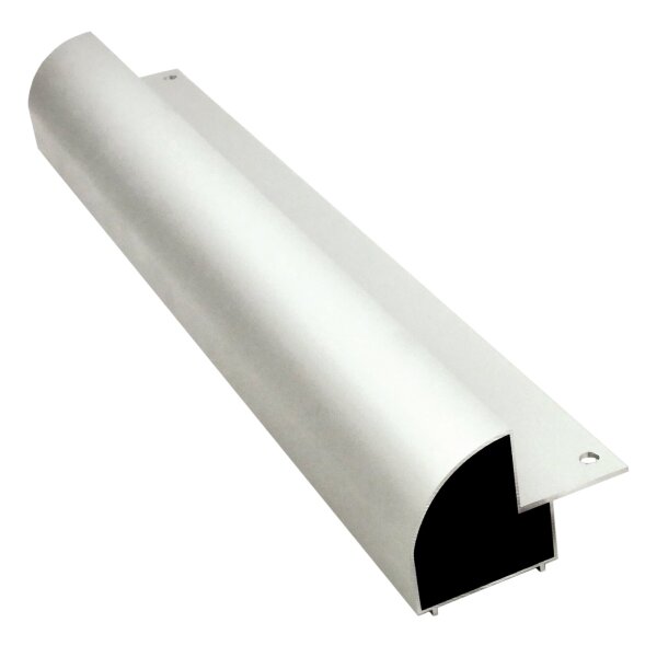 Haltespoiler-Set AS550 silber, 2 Stück, bis 550 mm Breite