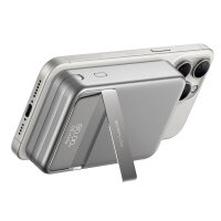 Magnetische Powerbank Rapid 10000 mA silber