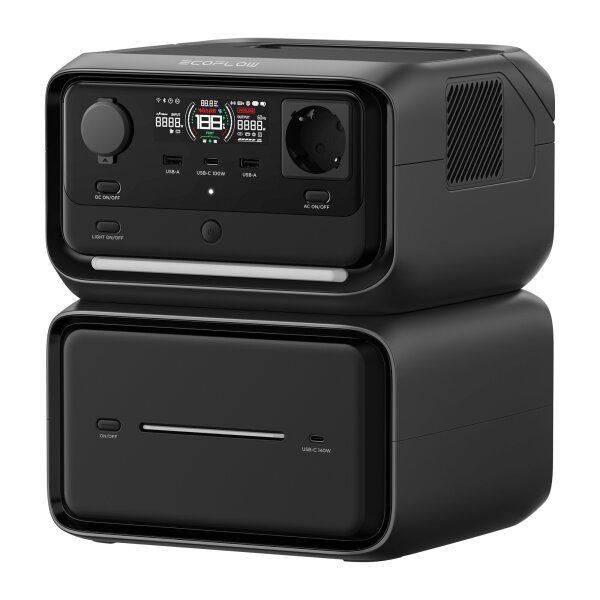 Powerstation RIVER 3 Max Plus mit Zusatzakku 858 Wh River 3 Plus mit EB600