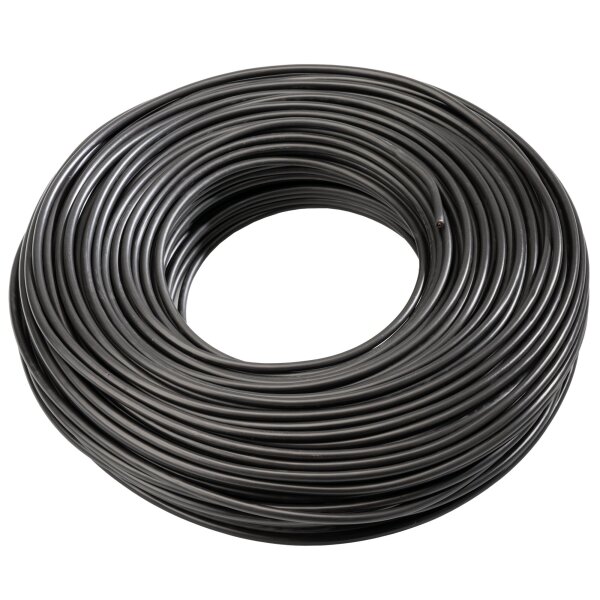 Kabelrolle 2,5 mm² 100 m, schwarz