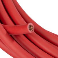 Kabel 50 mm² Kabel rot, 10 m hochflexibel