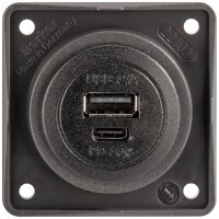 USB-Steckdose USB-A/USB-C