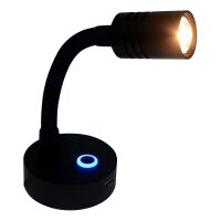 Schwanenhalsleuchte 2,2 W, USB-C 15 W