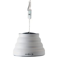 Zeltlampe Syrma LED 230 V, 520 Lumen, dimmbar, grau
