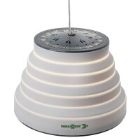 Zeltlampe Syrma LED 230 V, 520 Lumen, dimmbar, grau