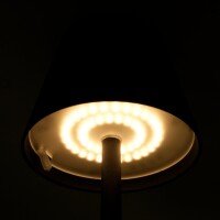 LED-Akku-Tischlampe Lucien schwarz