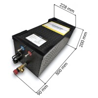 Druckfester Boiler 9,9 Liter, 12 Volt