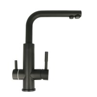 Wasserhahn Zapfguard 3 UVC 3 Wege Wasserhahn, schwarz