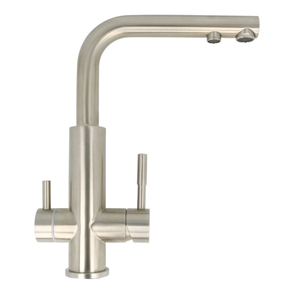 Wasserhahn Zapfguard 3 UVC 3 Wege Wasserhahn, silber