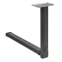 Gelenkstützfuß 67,5 cm, abgeklappt 31,5 cm,...