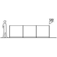 Windschutz HUK 390 x 120 cm