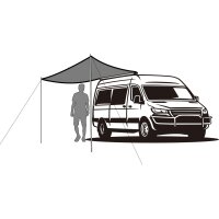 Sonnensegel Deflector QDR 360 360 x 360 cm
