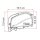 Markise Fiammastore F80L 500 Titanium, Royal Grey