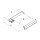 Markise Fiammastore F80L 550 Polar White, Royal Grey