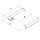 Markise Fiammastore F80s 425 Polar White, Royal Grey