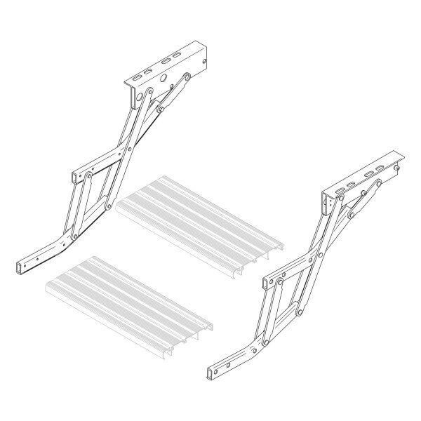 Schere rechts Omnistep 12 V double Alu
