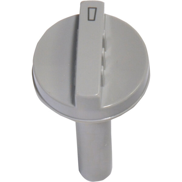 Drehknopf Thermostat, silbergrau für Dometic-Kühlschränke RM 8400,8500, RML 8550, RMS 8XX0