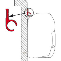 Befestigungsschiene Rail 300 cm