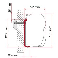 Adapter AS 300 300 cm