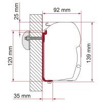 Adapter AS 350 350 cm